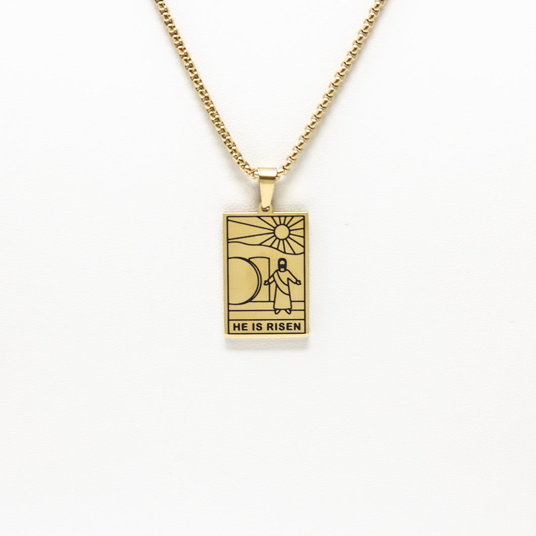He is Risen Necklace